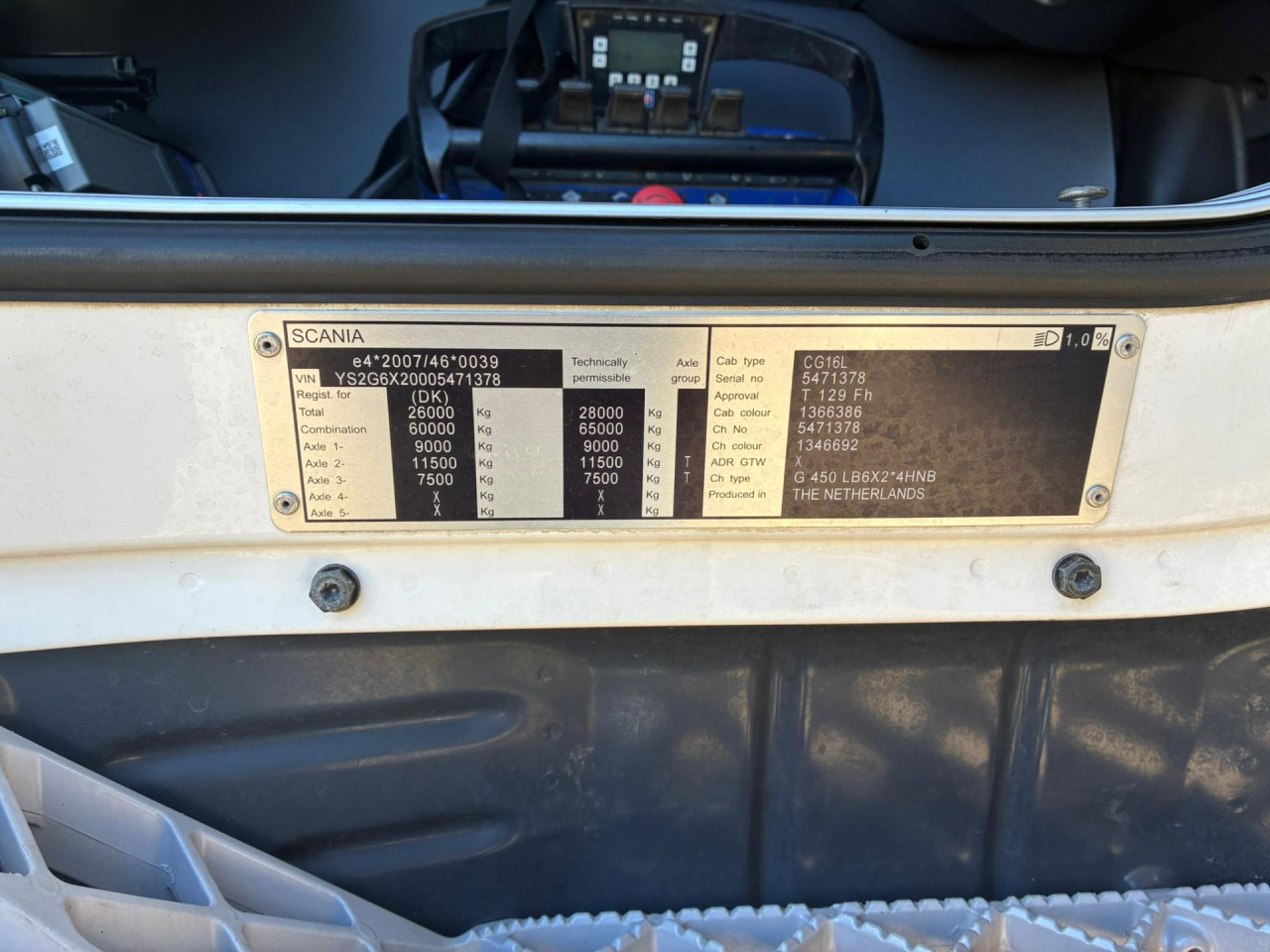 Scania G 450 LB6x2*4HNB - HMF 2620 Kran