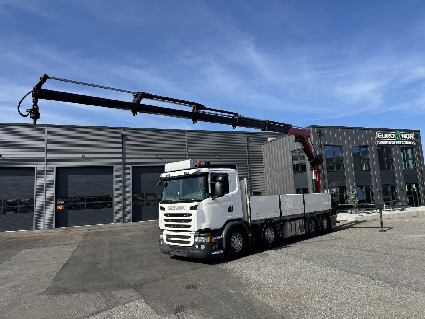 Scania G450 8x2*6 Euro 6 / Kran HMF 2620 K5
