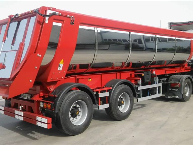 Danson Danson 2-akslet Isoleret Asfalt trailer m/ Hardox kasse t