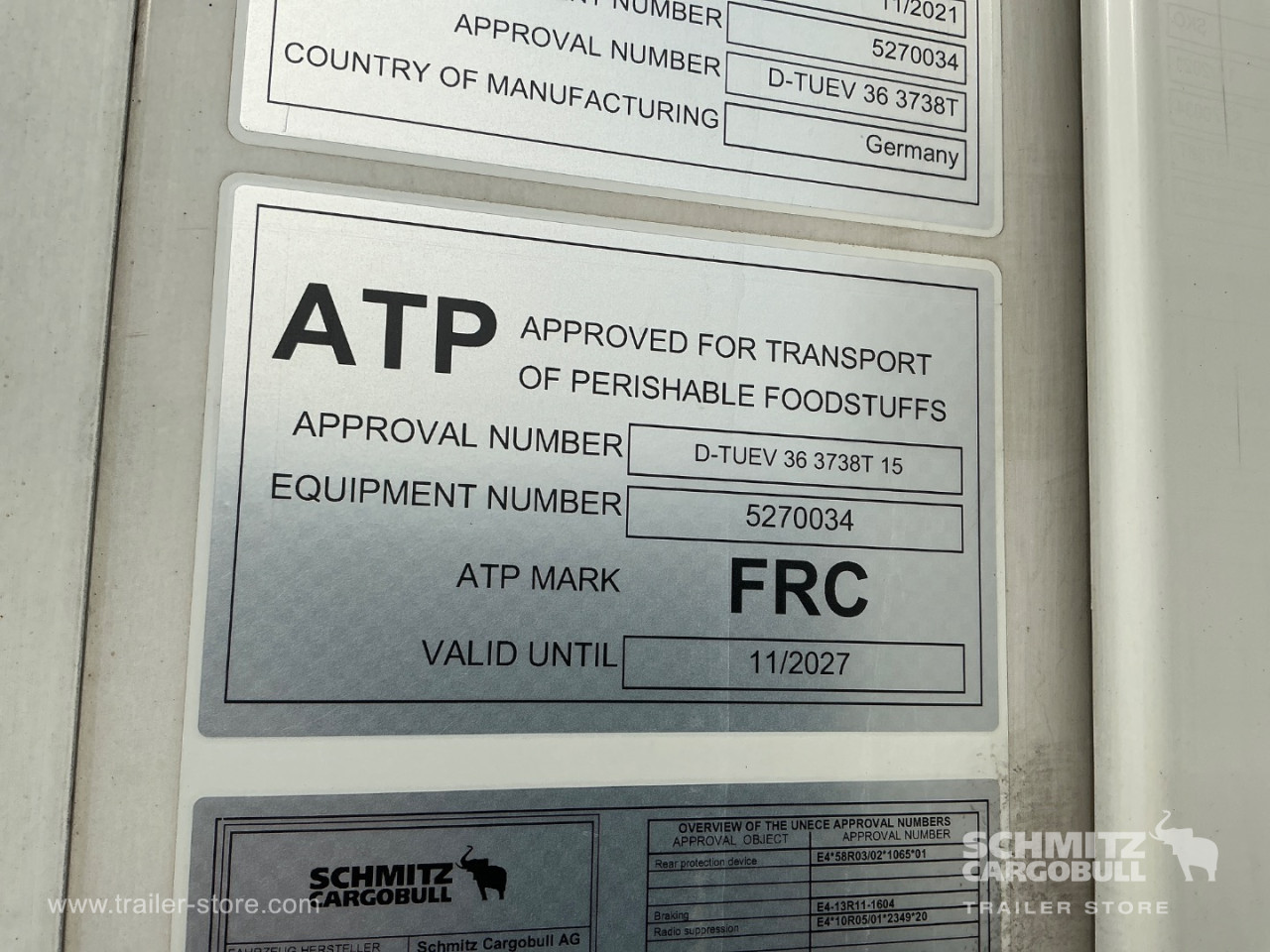 Schmitz Semi Reefer Standard Dobbeltdækk