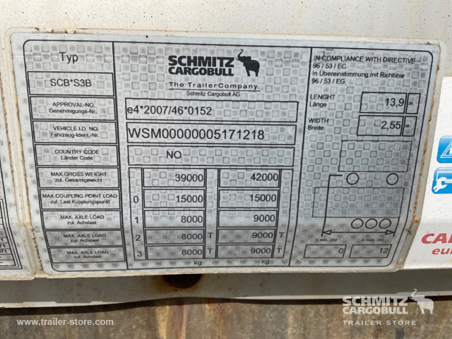 Schmitz Semi Dryfreight Standard