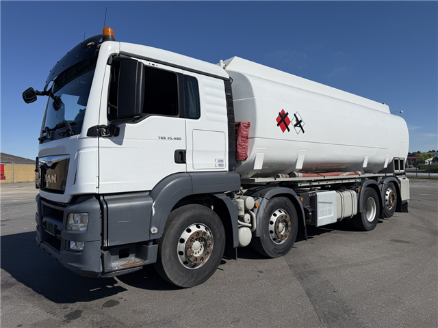 MAN TGS 35.480 8x2*6 HMK Bilcon 23.000 l. ADR Euro 6