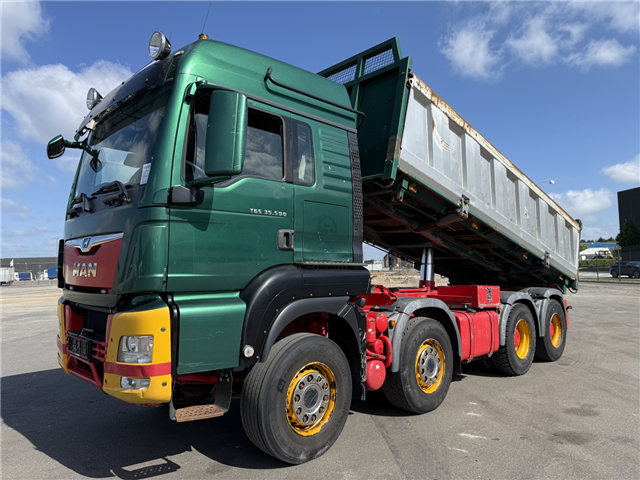 MAN TGS 35.500 8x4 Euro 6 Pendel tipper