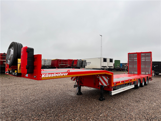 Kässbohrer SLS HS 3 – Hydraulisk mellemgulv Maskintrailer