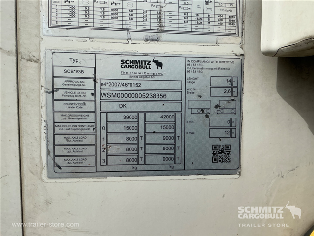 Schmitz Auflieger Tiefkühlkoffer Multitemp Dobbeltdækk