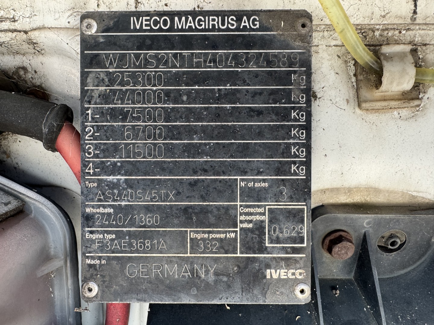 Iveco Stralis AS440S45TX 6x2 Euro 5