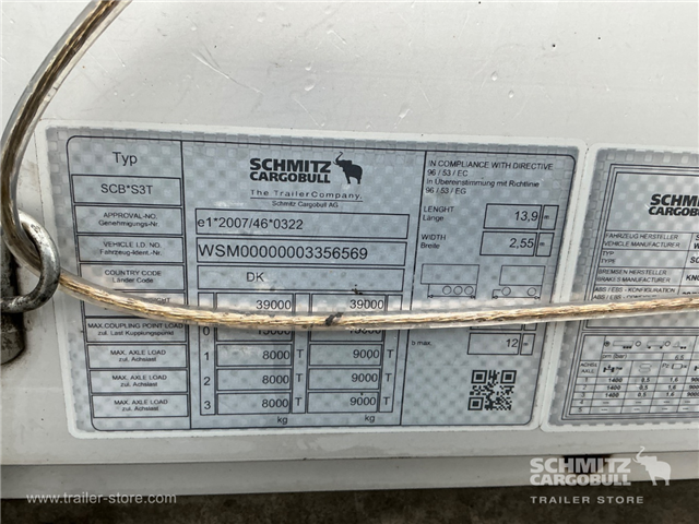 Schmitz Semi Curtainsider Standard , Foldedør højre