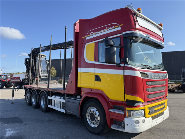 Scania R580 8x4*4 Kesla 21127 Skovbil