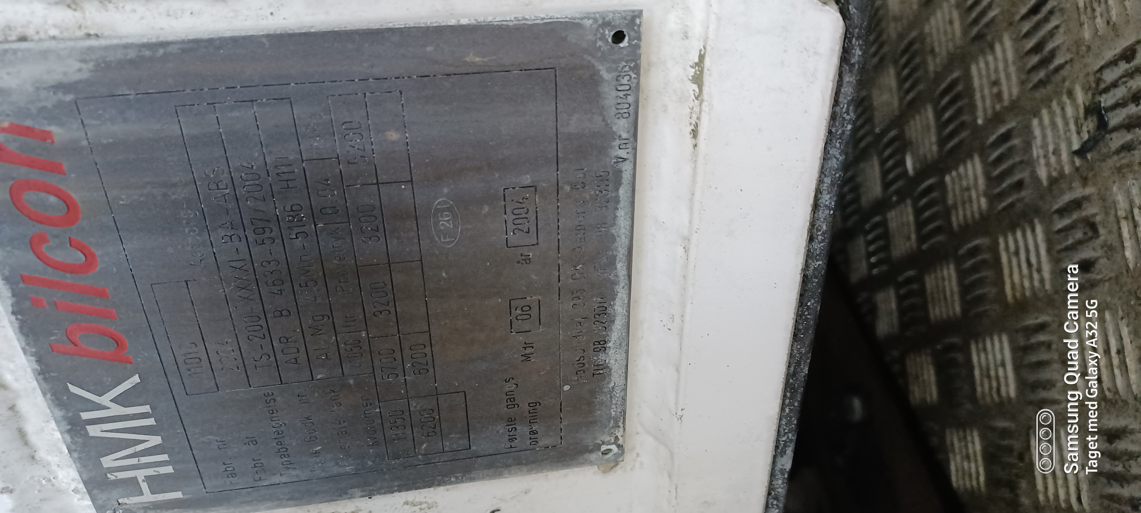 HMK BILCON, 41000 L ADR TANKTRAILER FUEL PUMPE