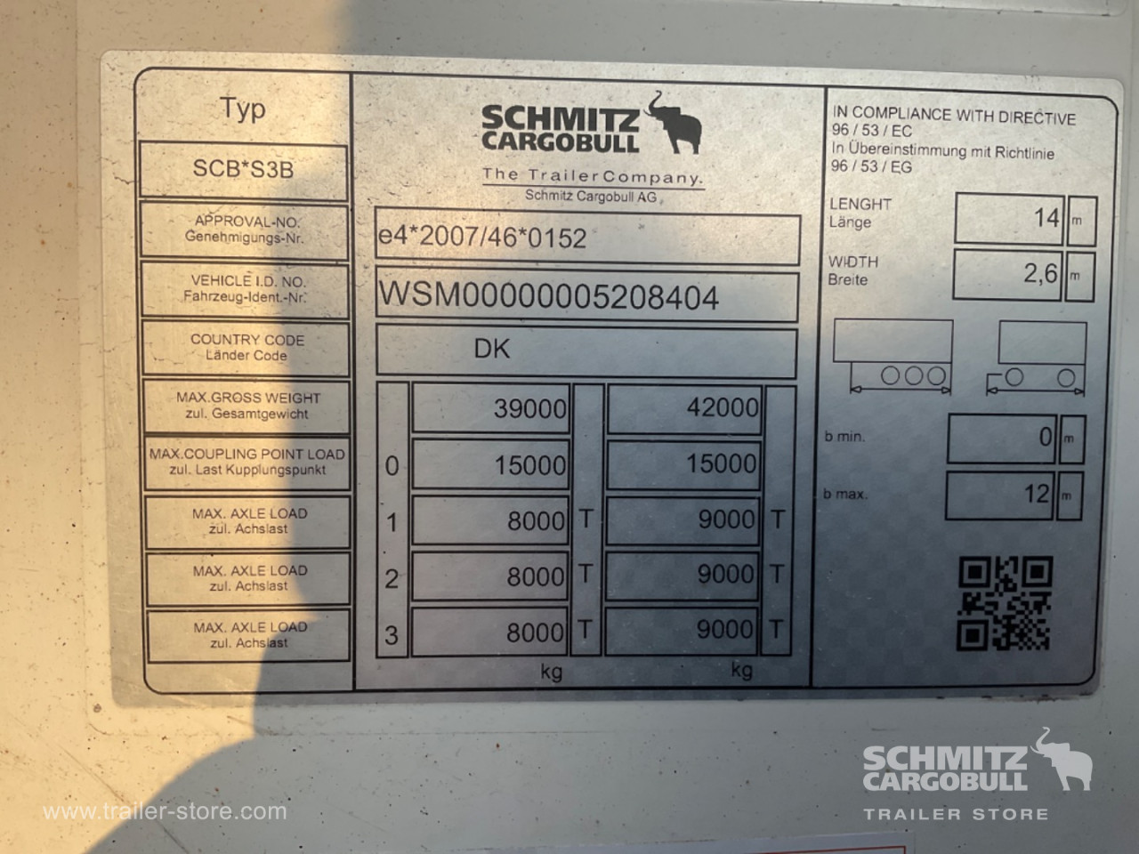 Schmitz Semi Reefer Standard Dobbeltdækk