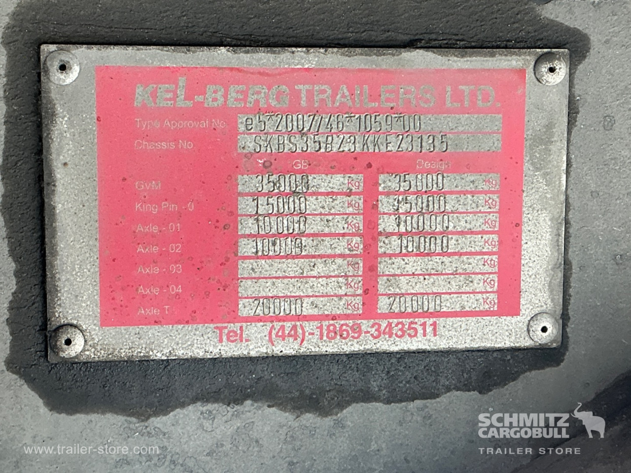 Kel-Berg Semi Dryfreight Standard Lift