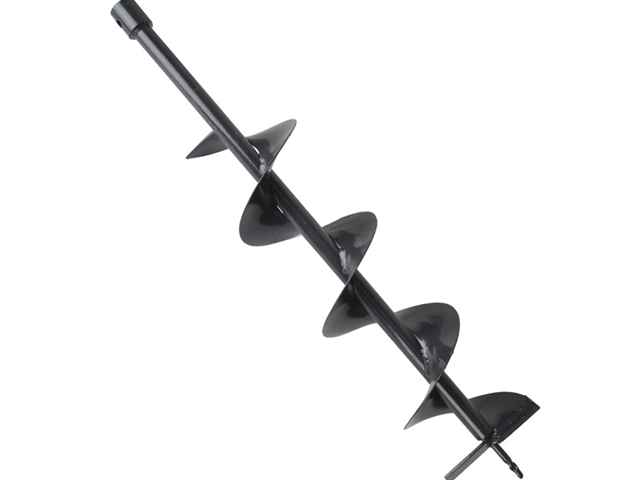 - Pælebor til minigraver - motor, slanger og 3 bor