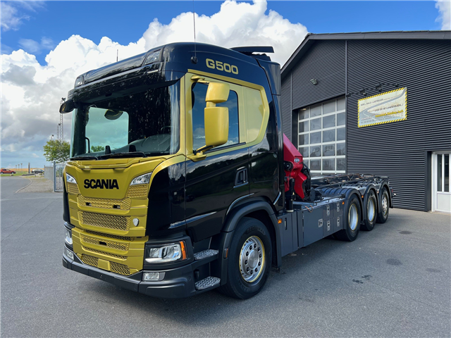 Scania G500 8X4*6 HMF 2820 Kran og hejs