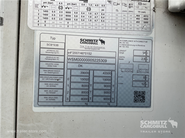Schmitz Semi Reefer Multitemp Dobbeltdækk