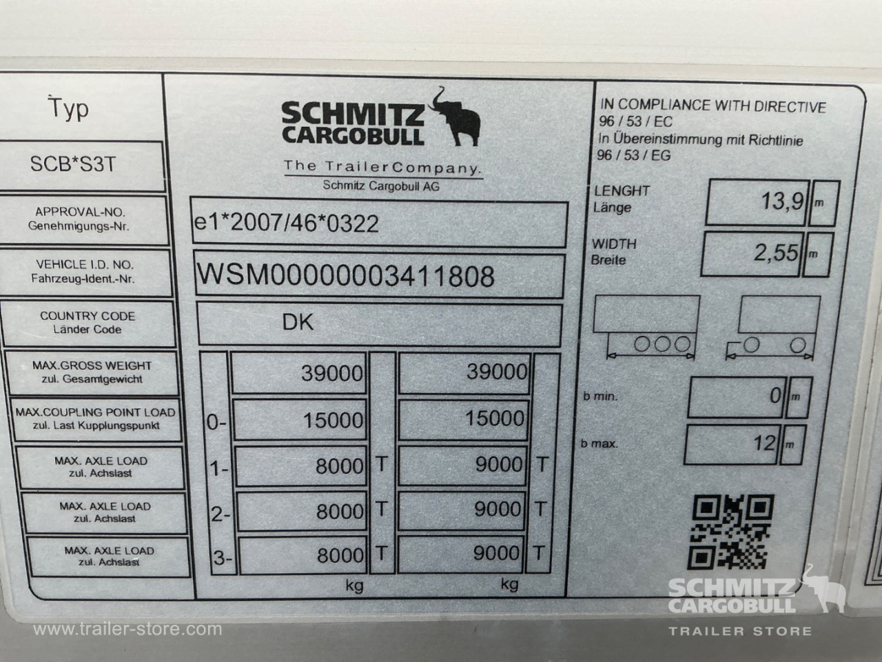 Schmitz Semi Curtainsider Standard