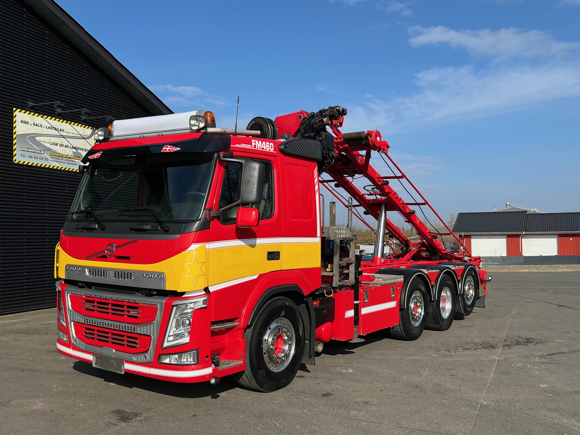 Volvo FM460 8X2*6 HMF 2120 Kran og hejs
