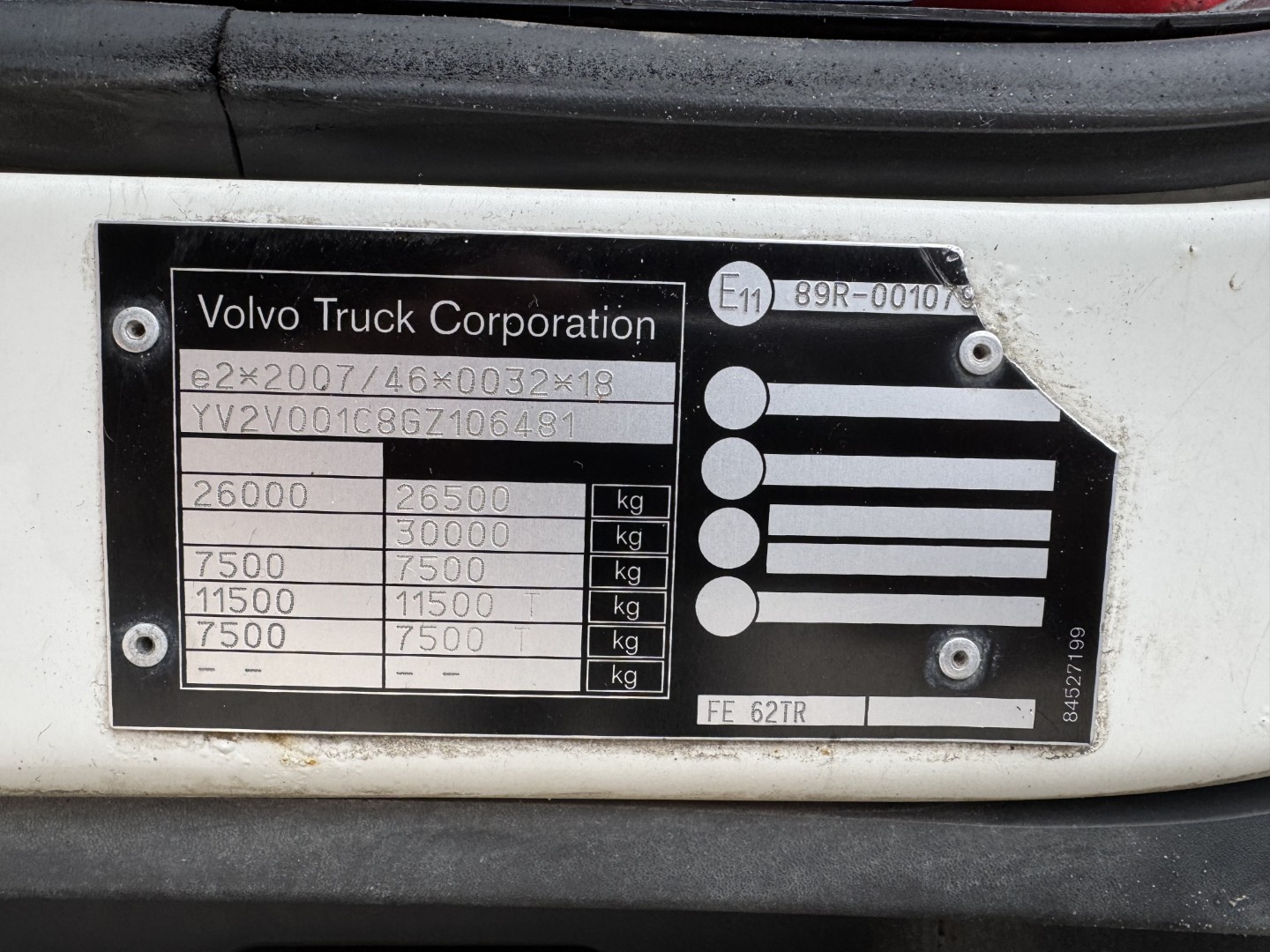 Volvo FE320 6x2*4 Frigoblock FK25SL 9.9 m kølekasse