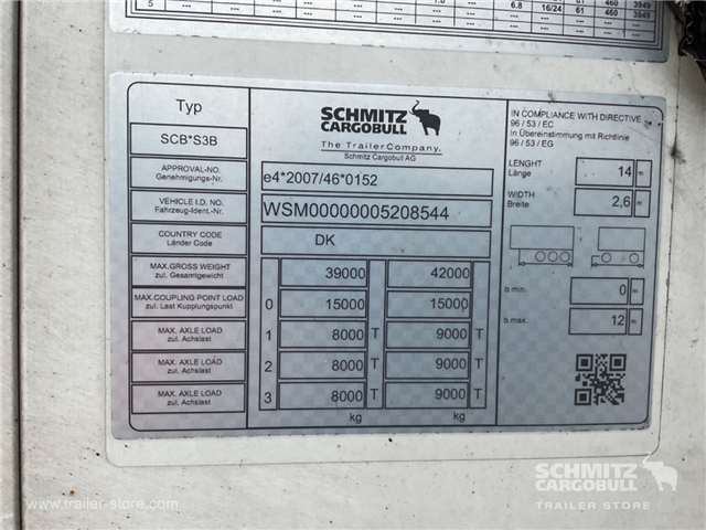 Schmitz Semi Reefer Standard Dobbeltdækk