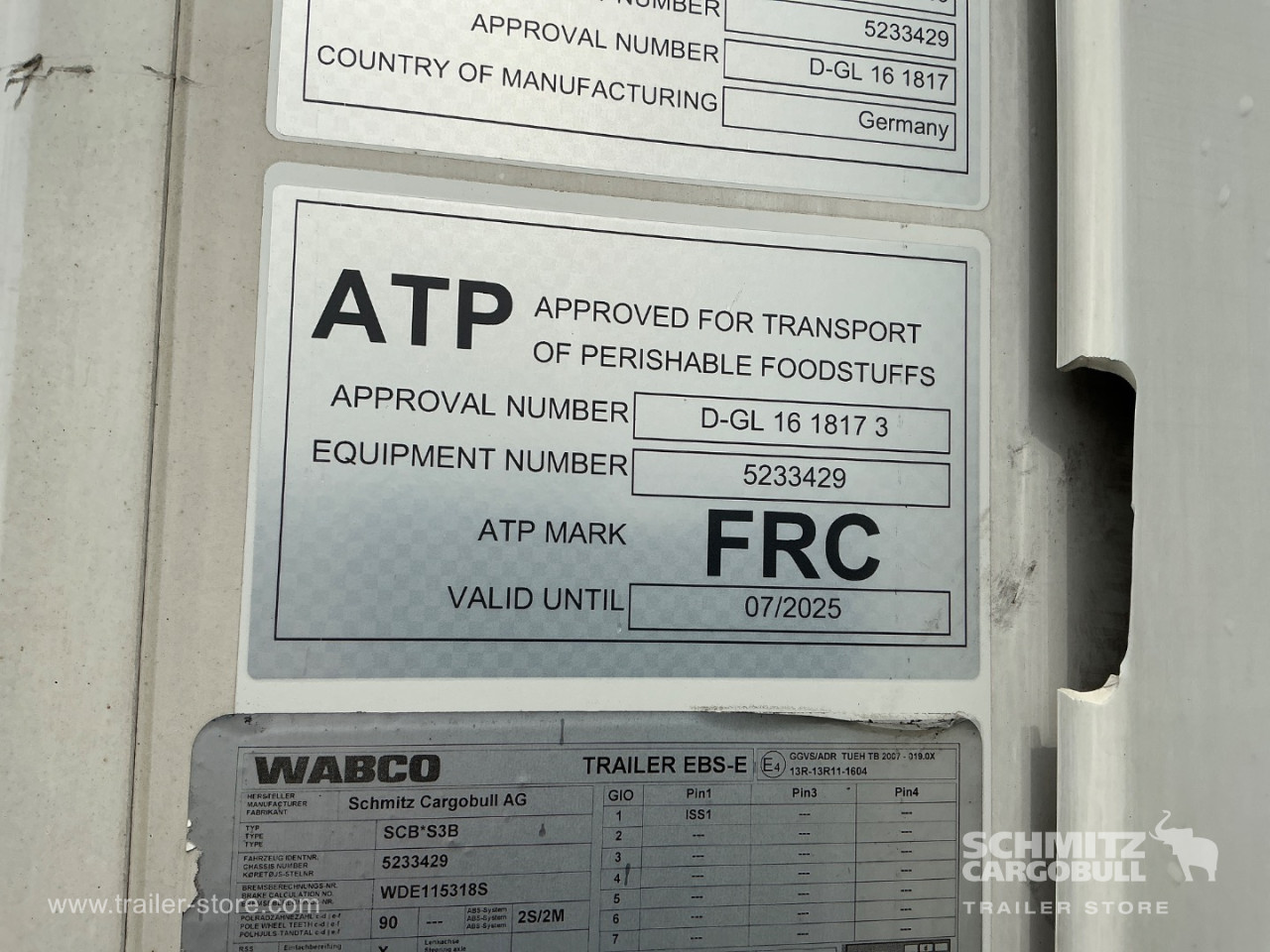 Schmitz Semi Reefer Standard Dobbeltdækk