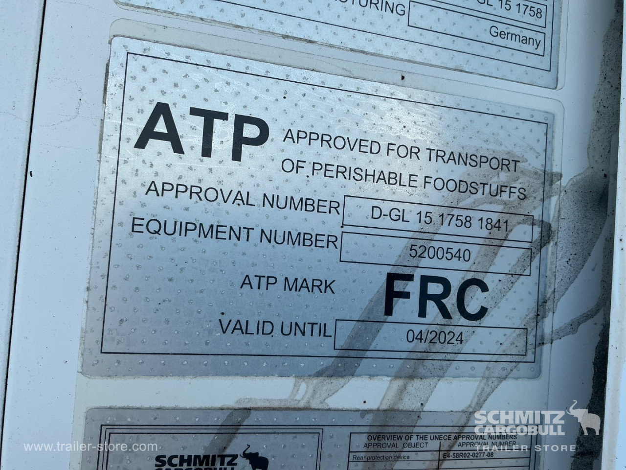 Schmitz Semi Reefer Standard Dobbeltdækk