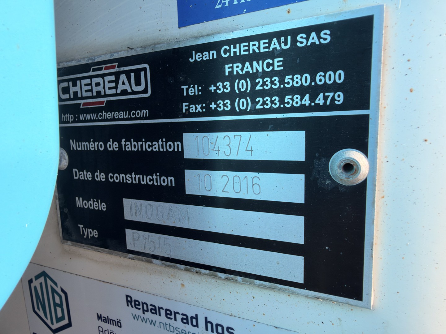 Volvo FE320 6x2*4 Chereau Carrier Supra 1250 Nordic