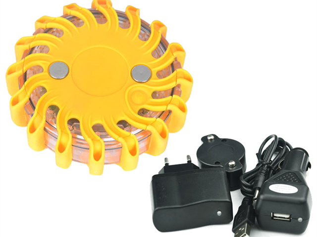 - Advarselsblink / skildpadder - blå eller orange lys