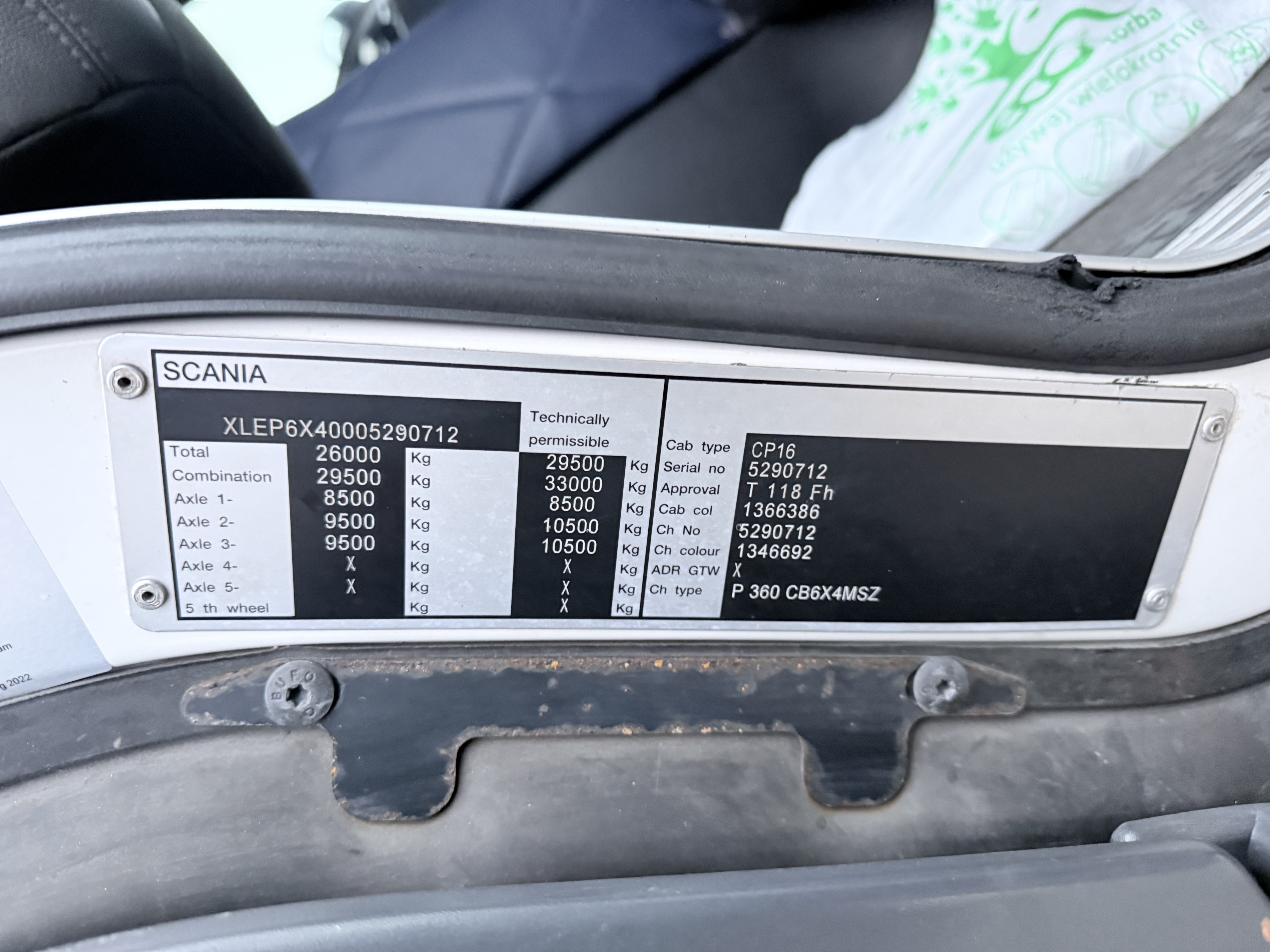 Scania P360 6x4 Hvidtved Larsen FlexLine 312