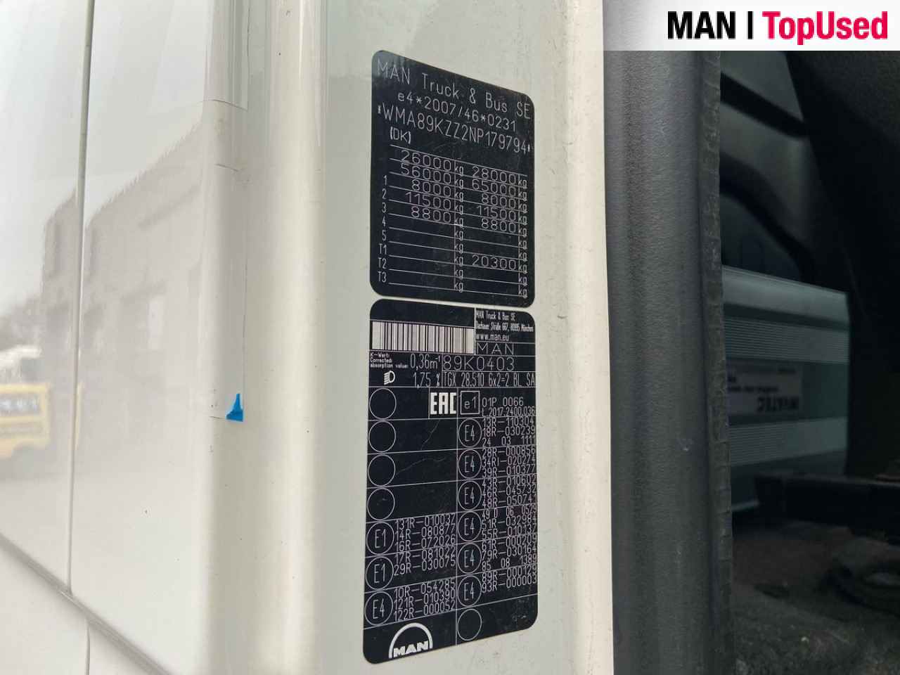 MAN TGX 28.510 6x2=2 BL SA