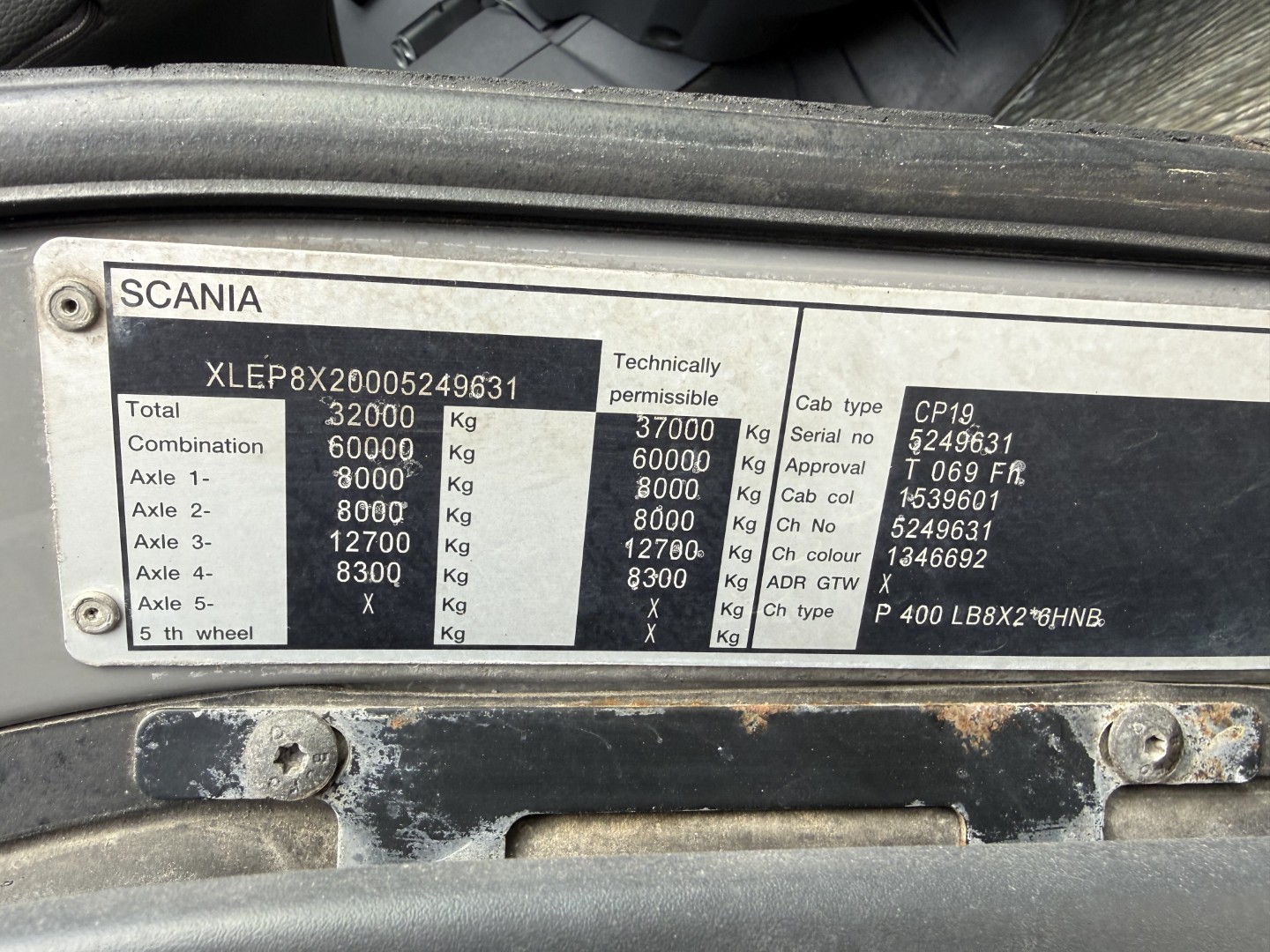 Scania P400 8x2*6 24.000 l. ADR Tank