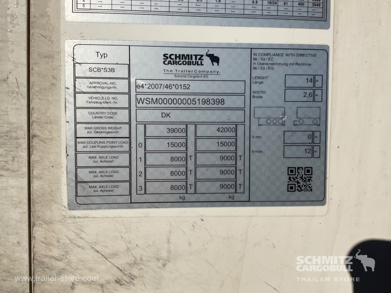 Schmitz Semi Reefer Standard Dobbeltdækk