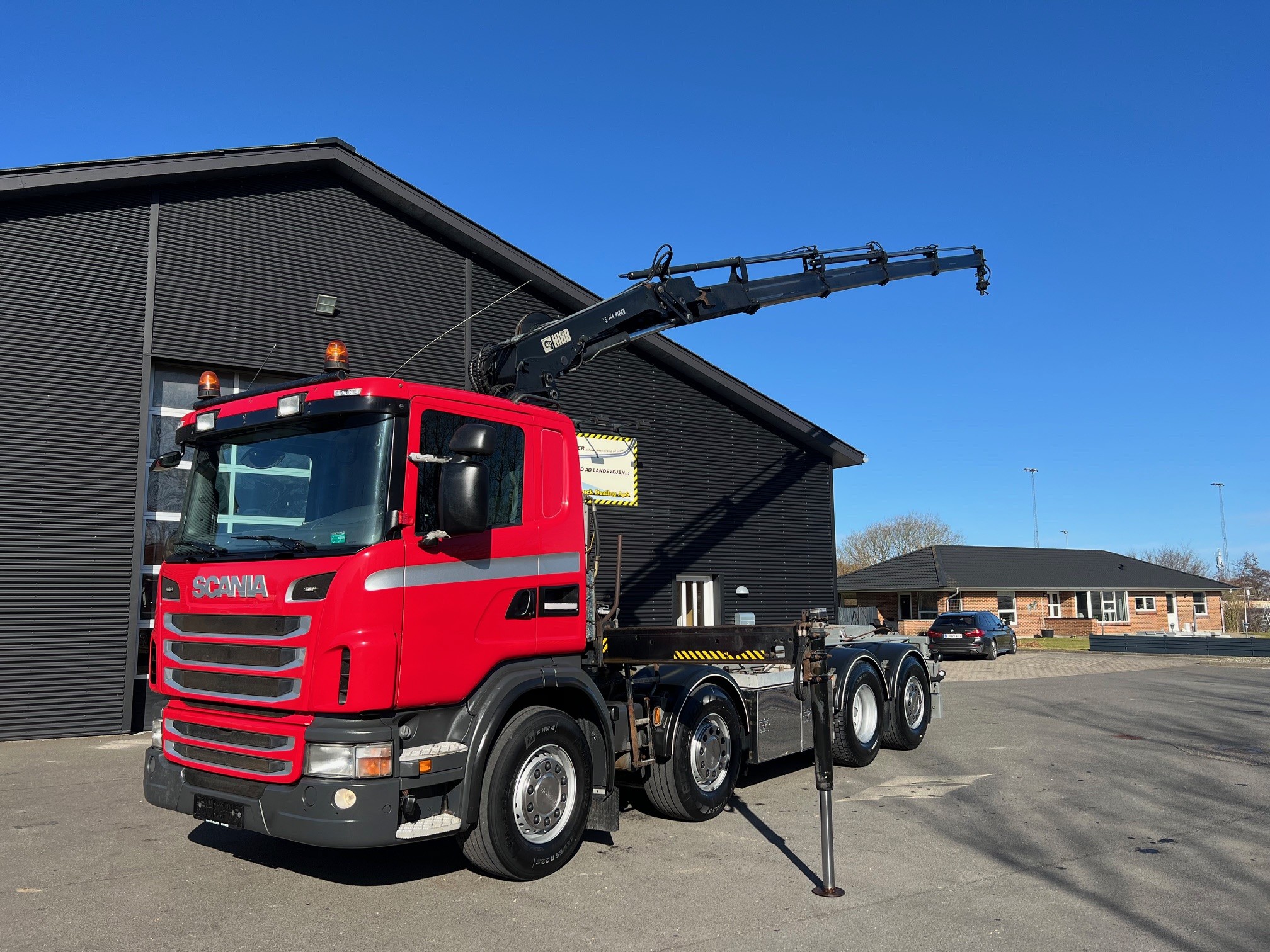 Scania G480 Hiab XS 166-4 + Sawo hejs