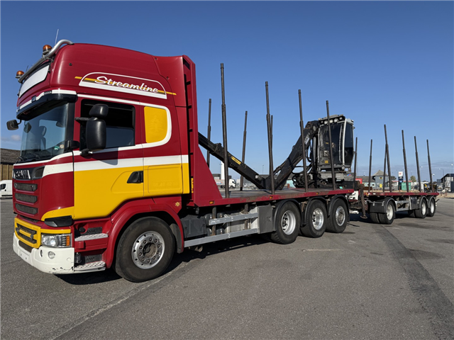 Scania R580 8x4*4 Kesla 21127 Skovbil