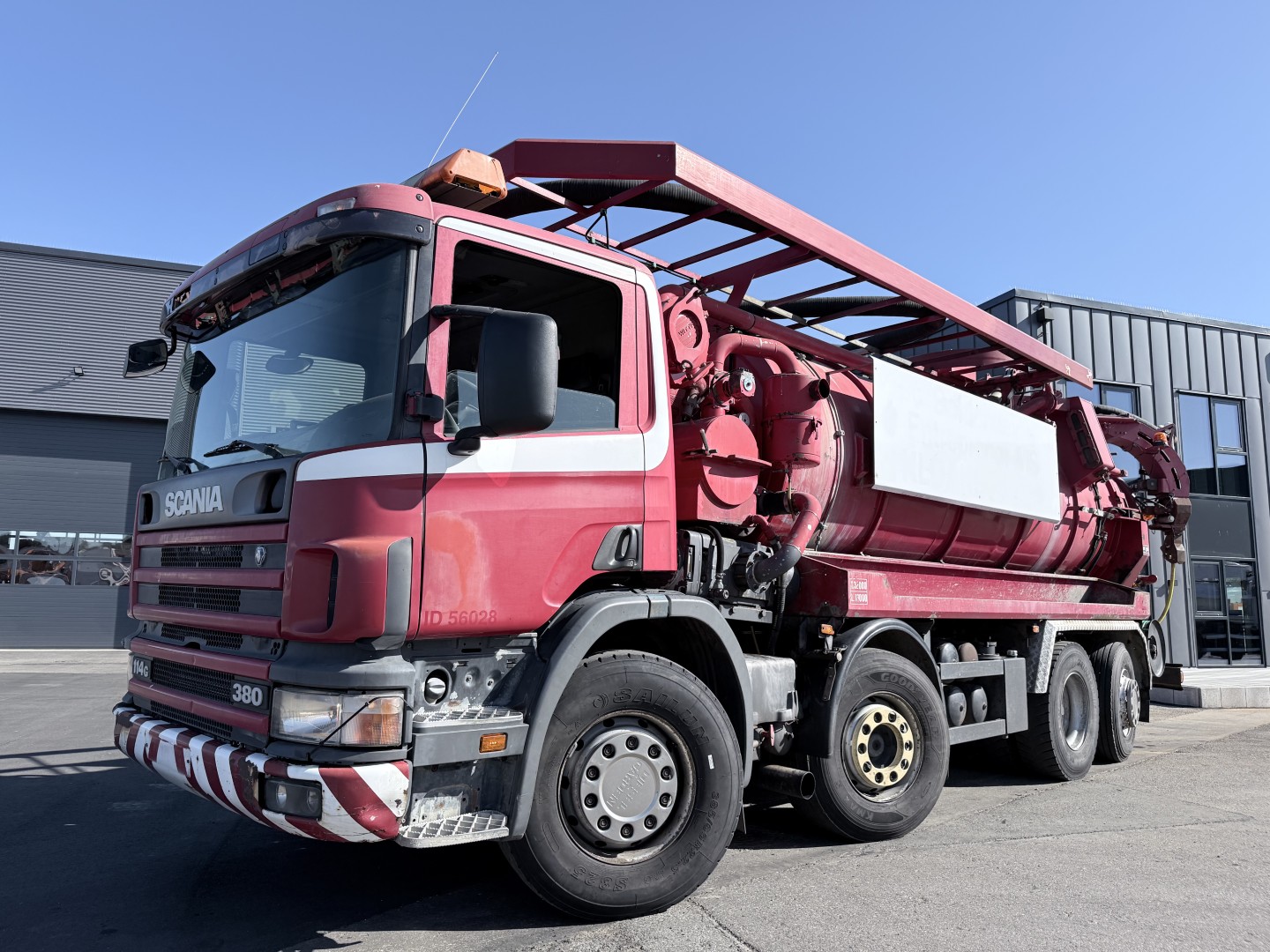 Scania 114G 380 8x2*6 Assmann 13,4 m3 PED Slamsuger