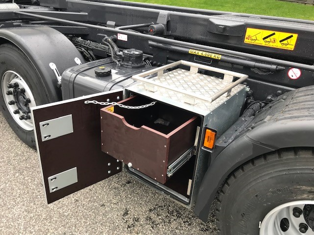 Scania R540 B8X4 med tandemløft