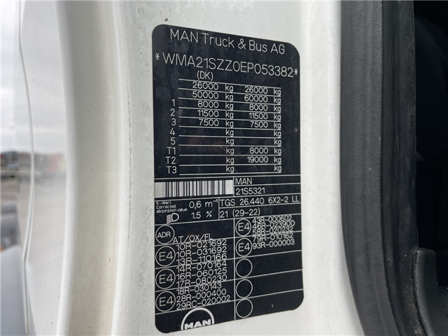 MAN TGS 26.440 6x2*4 Euro 6 ADR Chassis