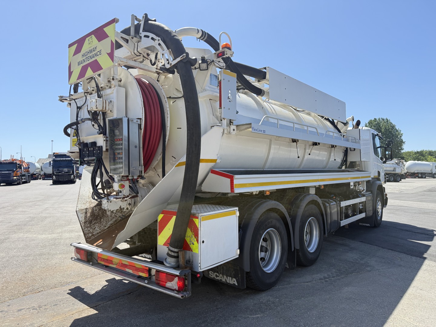 Scania P360 6x4 Hvidtved Larsen Flexline 312 Euro 6
