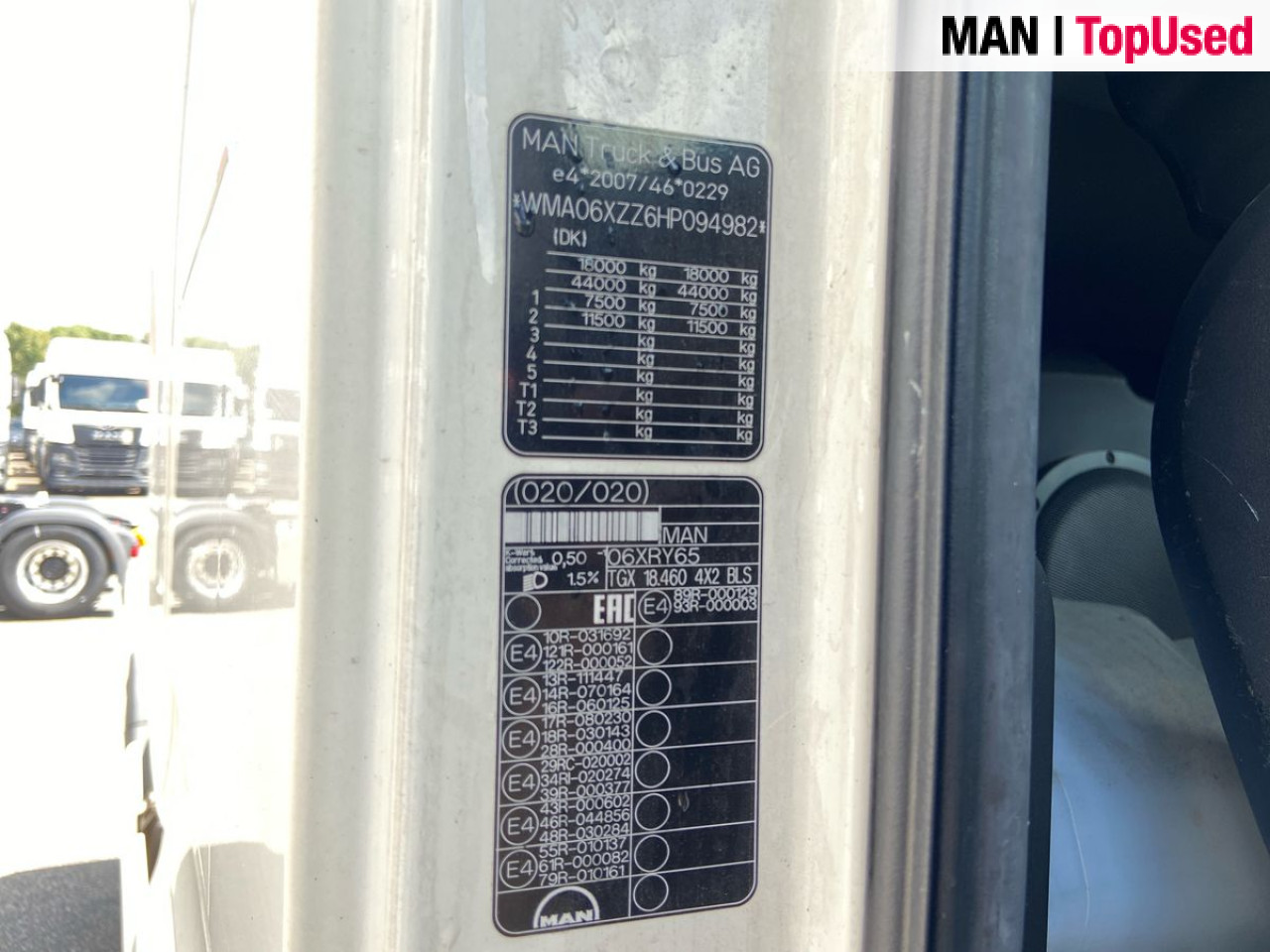 MAN TGX 18.460 4X2 BLS