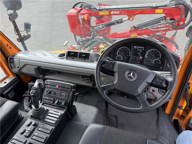 Unimog U427 4x4 Tip / Dücker Fräse BRS 15