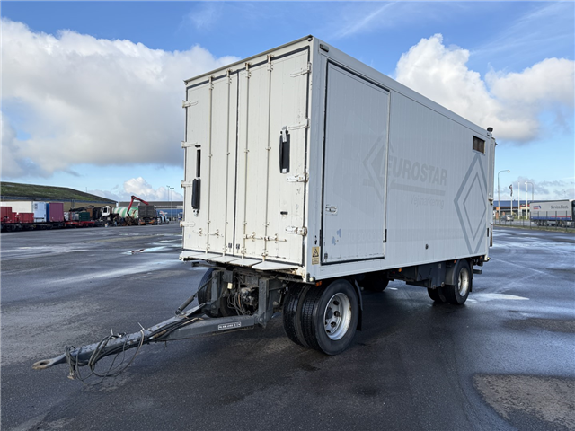 Kel-Berg 20 t. Alukasse m/dobbelt hydr. rampe
