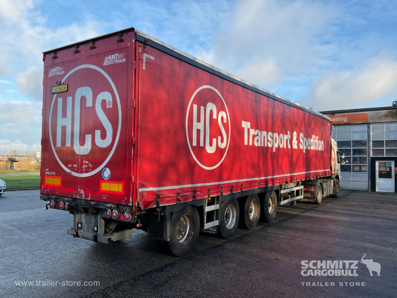 Semi Curtainsider Standard Holder til gaffeltruck