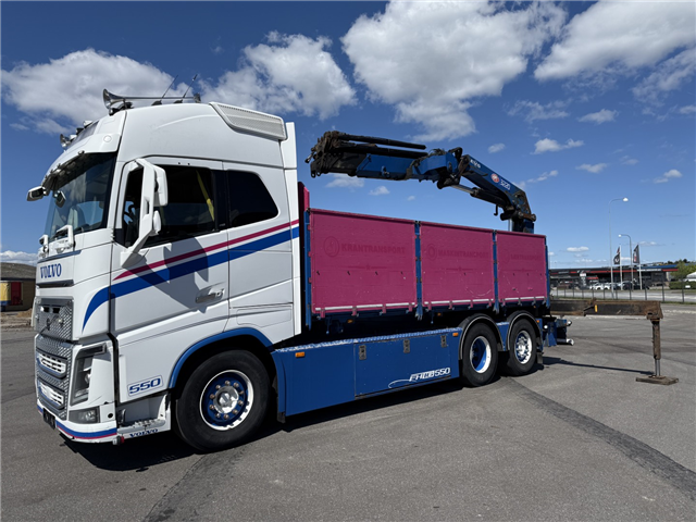 Volvo FH16/550 6x2*4 / Kran HMF 3220K4 Euro 6