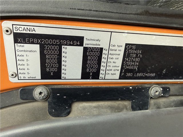 Scania P380 8x2*6 Hvidtved Larsen Flexline 414