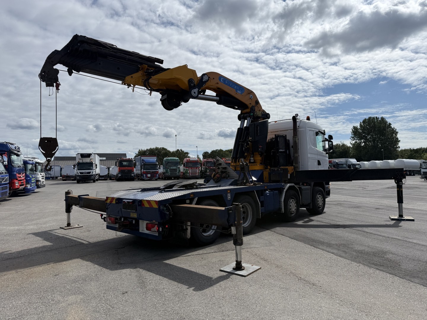 Scania R500 8X4 EFFER 1355 8/S m/spil Euro 5