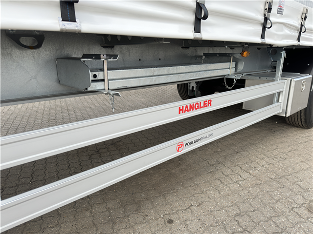 Hangler 3-aks 45-tons gardintrailer Nordic