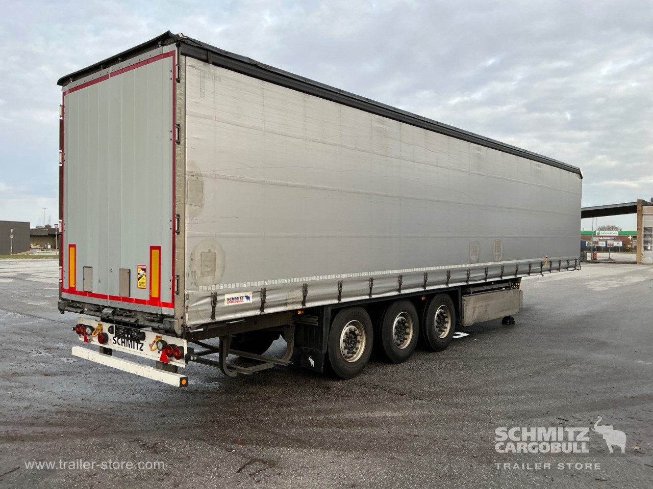 Schmitz Semi Curtainsider Standard , Foldedør højre