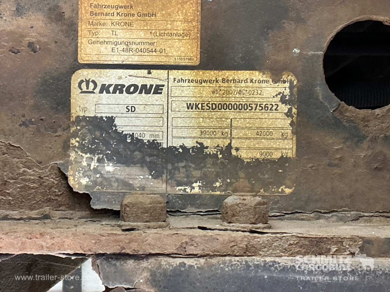 Krone Semi Reefer Standard Dobbeltdækk Lift