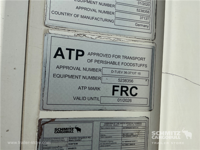 Schmitz Auflieger Tiefkühlkoffer Multitemp Dobbeltdækk