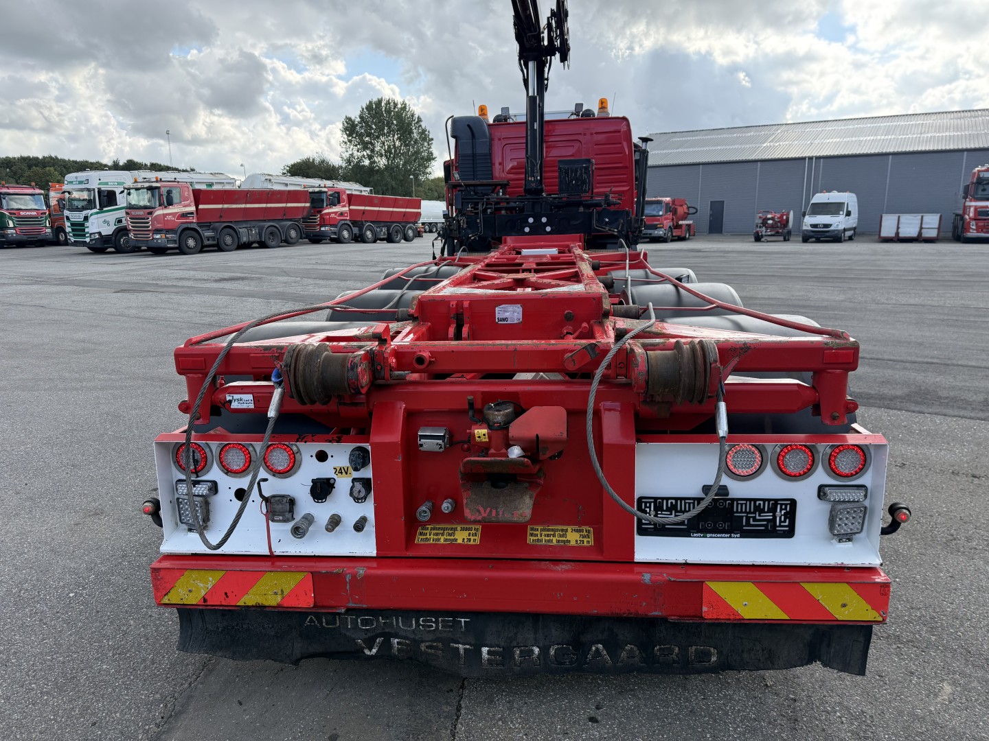 Volvo FM500 8x2 Pusher tridem Hiab 099 B3 Radio