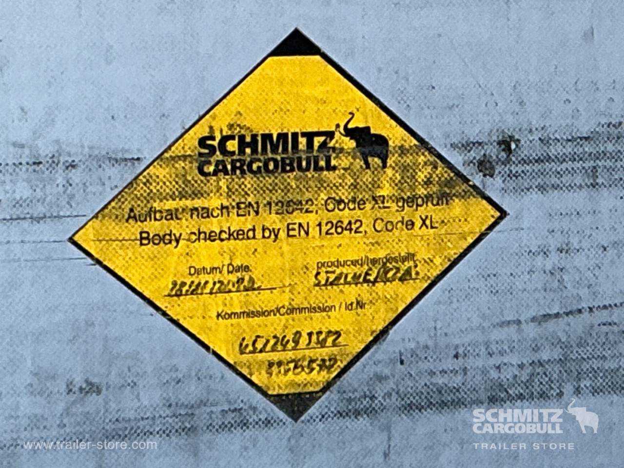 Schmitz Semi Curtainsider Standard , Foldedør højre