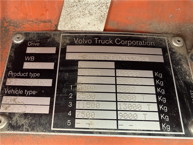 Volvo FH500 8x2*6 Tipbil / HMF 2120 K3